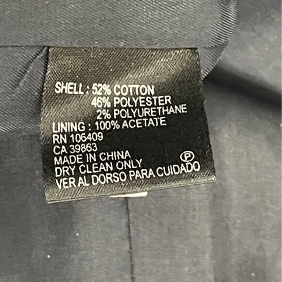 Tahari Arthur S. Levine Womens Black Diamond Blazer Textured JBSize 8 Long Sleev - Picture 7 of 8